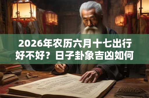 2026年农历六月十七出行好不好?日子卦象吉凶如何? 2026年农历六月十七出行好不好?日子卦象吉凶如何?