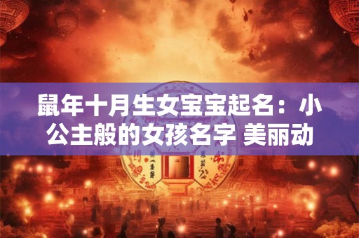 鼠年十月生女宝宝起名：小公主般的女孩名字 美丽动人！
