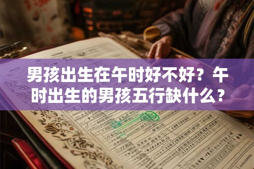 男孩出生在午时好不好？午时出生的男孩五行缺什么？