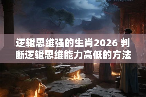 逻辑思维强的生肖2026 判断逻辑思维能力高低的方法