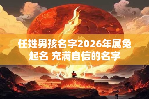 任姓男孩名字2026年属兔起名 充满自信的名字