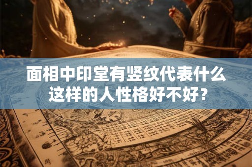 面相中印堂有竖纹代表什么 这样的人性格好不好？