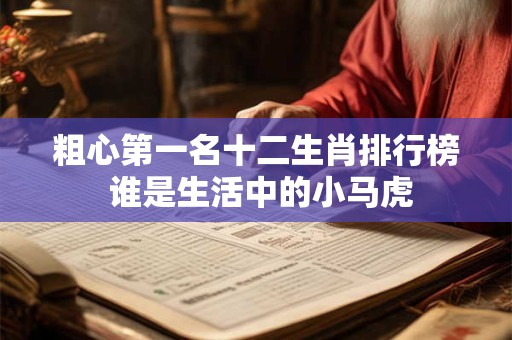 粗心第一名十二生肖排行榜 谁是生活中的小马虎 粗心第一名十二生肖排行榜 谁是生活中的小马虎