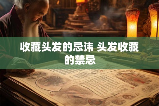 收藏头发的忌讳 头发收藏的禁忌