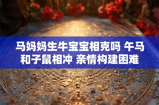 马妈妈生牛宝宝相克吗 午马和子鼠相冲 亲情构建困难