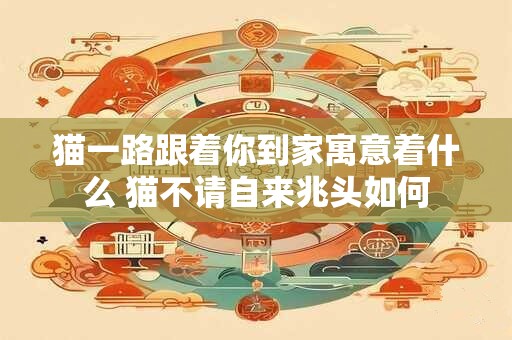 猫一路跟着你到家寓意着什么 猫不请自来兆头如何