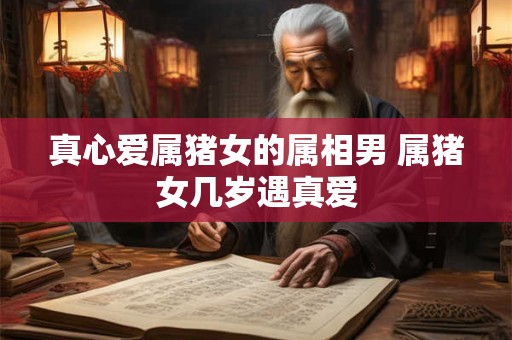 真心爱属猪女的属相男 属猪女几岁遇真爱 真心爱属猪女的属相男 属猪女几岁遇真爱