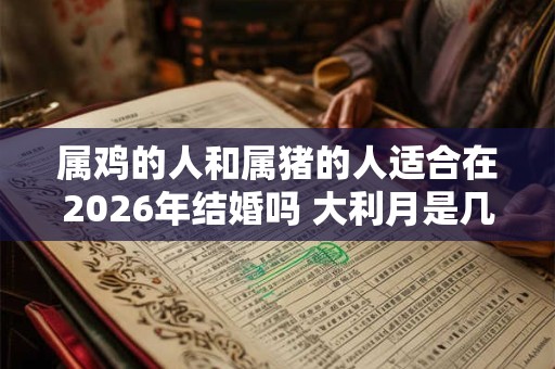 属鸡的人和属猪的人适合在2026年结婚吗 大利月是几月 属鸡的人和属猪的人适合在2026年结婚吗 大利月是几月