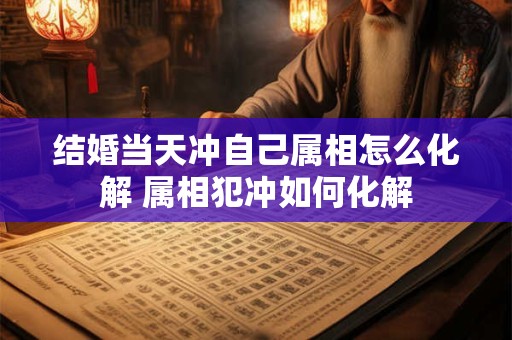 结婚当天冲自己属相怎么化解 属相犯冲如何化解 结婚当天冲自己属相怎么化解 属相犯冲如何化解