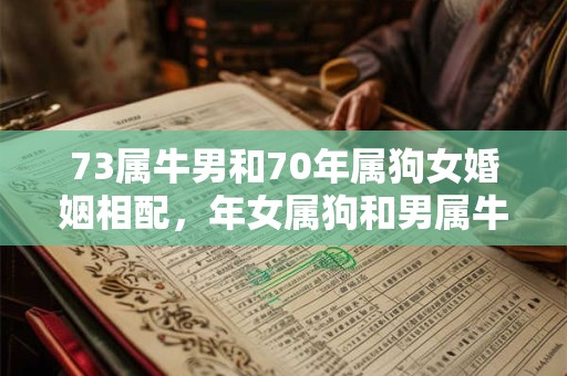 73属牛男和70年属狗女婚姻相配，年女属狗和男属牛配对分析