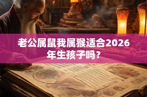 老公属鼠我属猴适合2026年生孩子吗？