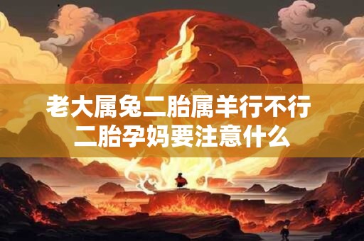 老大属兔二胎属羊行不行 二胎孕妈要注意什么 老大属兔二胎属羊行不行 二胎孕妈要注意什么