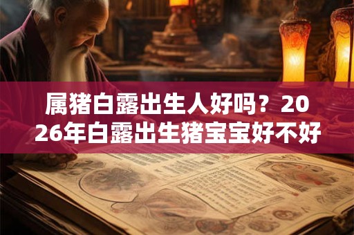 属猪白露出生人好吗?2026年白露出生猪宝宝好不好? 属猪白露出生人好吗?2026年白露出生猪宝宝好不好?