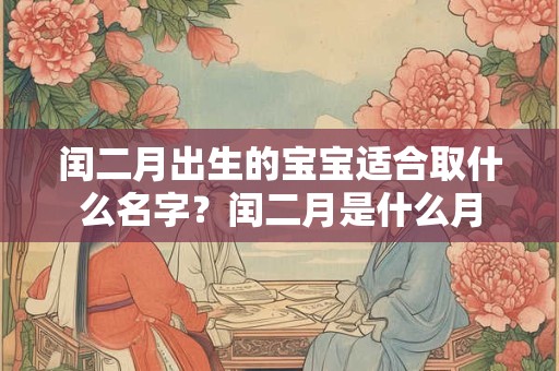 闰二月出生的宝宝适合取什么名字？闰二月是什么月