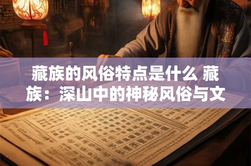藏族的风俗特点是什么 藏族：深山中的神秘风俗与文化瑰宝