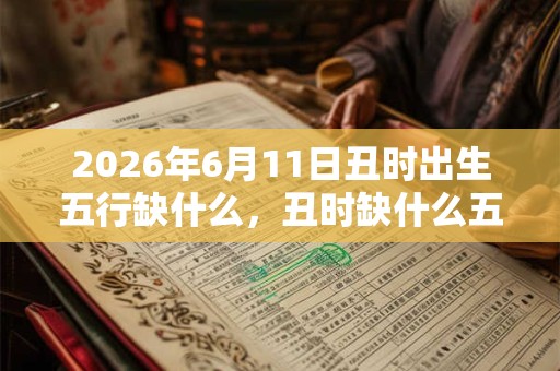 2026年6月11日丑时出生五行缺什么，丑时缺什么五行
