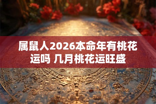 属鼠人2026本命年有桃花运吗 几月桃花运旺盛