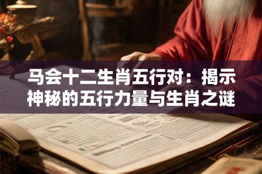 马会十二生肖五行对：揭示神秘的五行力量与生肖之谜