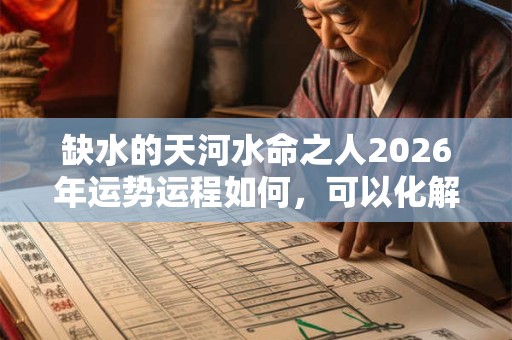 缺水的天河水命之人2026年运势运程如何,可以化解吗? 缺水的天河水命之人2026年运势运程如何,可以化解吗?