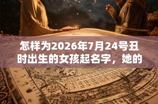 怎样为2026年7月24号丑时出生的女孩起名字，她的五行是什么？