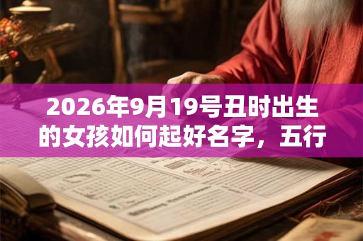 2026年9月19号丑时出生的女孩如何起好名字，五行属什么