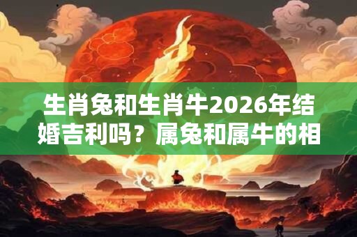 生肖兔和生肖牛2026年结婚吉利吗？属兔和属牛的相配吗？