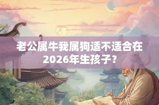 老公属牛我属狗适不适合在2026年生孩子? 老公属牛我属狗适不适合在2026年生孩子?