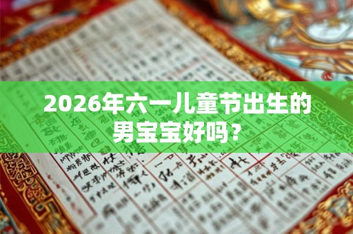 2026年六一儿童节出生的男宝宝好吗? 2026年六一儿童节出生的男宝宝好吗?