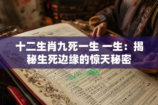 十二生肖九死一生 一生：揭秘生死边缘的惊天秘密