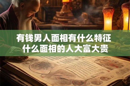 有钱男人面相有什么特征 什么面相的人大富大贵