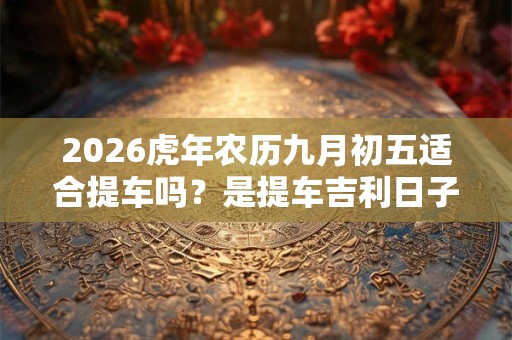 2026虎年农历九月初五适合提车吗?是提车吉利日子吗? 2026虎年农历九月初五适合提车吗?是提车吉利日子吗?