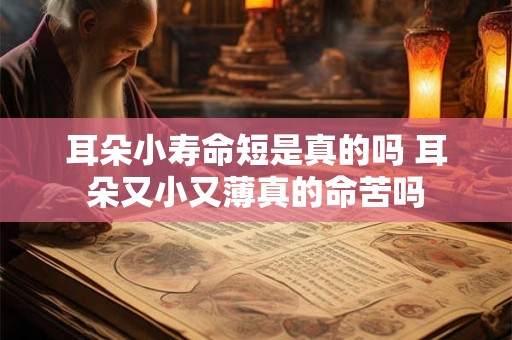 耳朵小寿命短是真的吗 耳朵又小又薄真的命苦吗