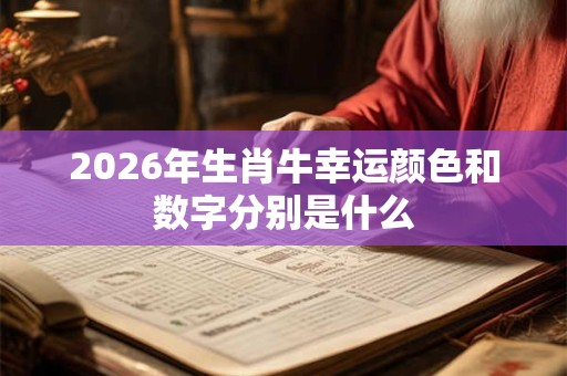 2026年生肖牛幸运颜色和数字分别是什么 2026年生肖牛幸运颜色和数字分别是什么