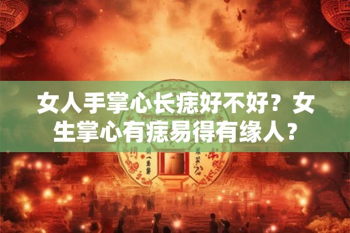 女人手掌心长痣好不好？女生掌心有痣易得有缘人？