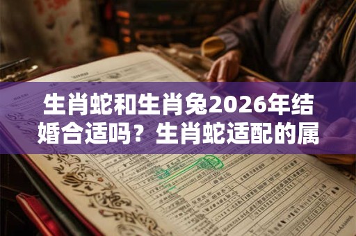 生肖蛇和生肖兔2026年结婚合适吗？生肖蛇适配的属相是什么？