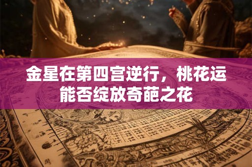 金星在第四宫逆行，桃花运能否绽放奇葩之花