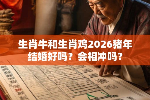 生肖牛和生肖鸡2026猪年结婚好吗？会相冲吗？