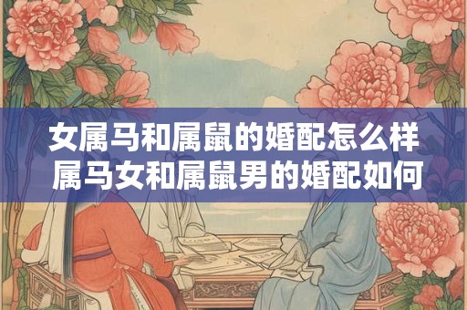 女属马和属鼠的婚配怎么样 属马女和属鼠男的婚配如何 女属马和属鼠的婚配怎么样 属马女和属鼠男的婚配如何