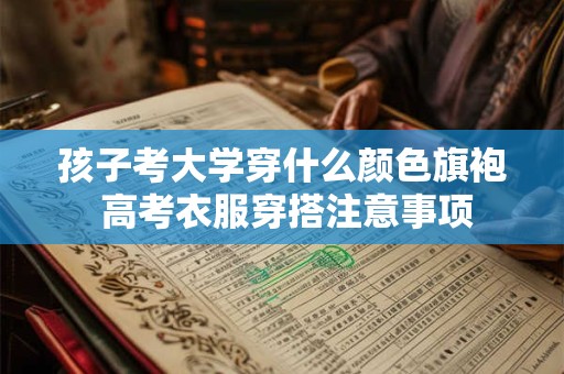 孩子考大学穿什么颜色旗袍 高考衣服穿搭注意事项