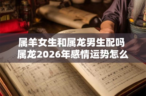 属羊女生和属龙男生配吗 属龙2026年感情运势怎么样