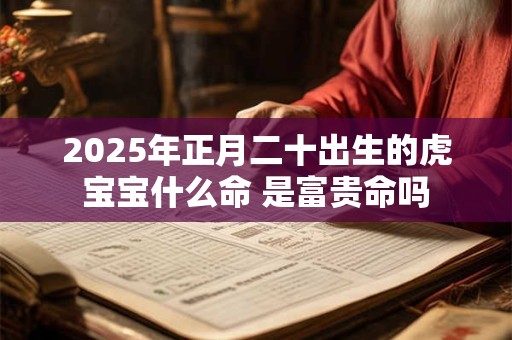 2026年正月二十出生的虎宝宝什么命 是富贵命吗