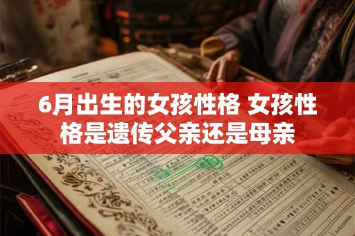 6月出生的女孩性格 女孩性格是遗传父亲还是母亲